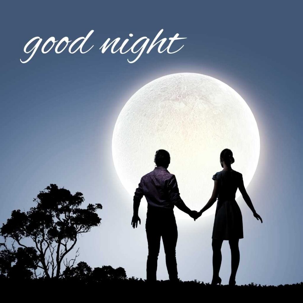 Good-Night-Images Couple holding hand each other Portrait