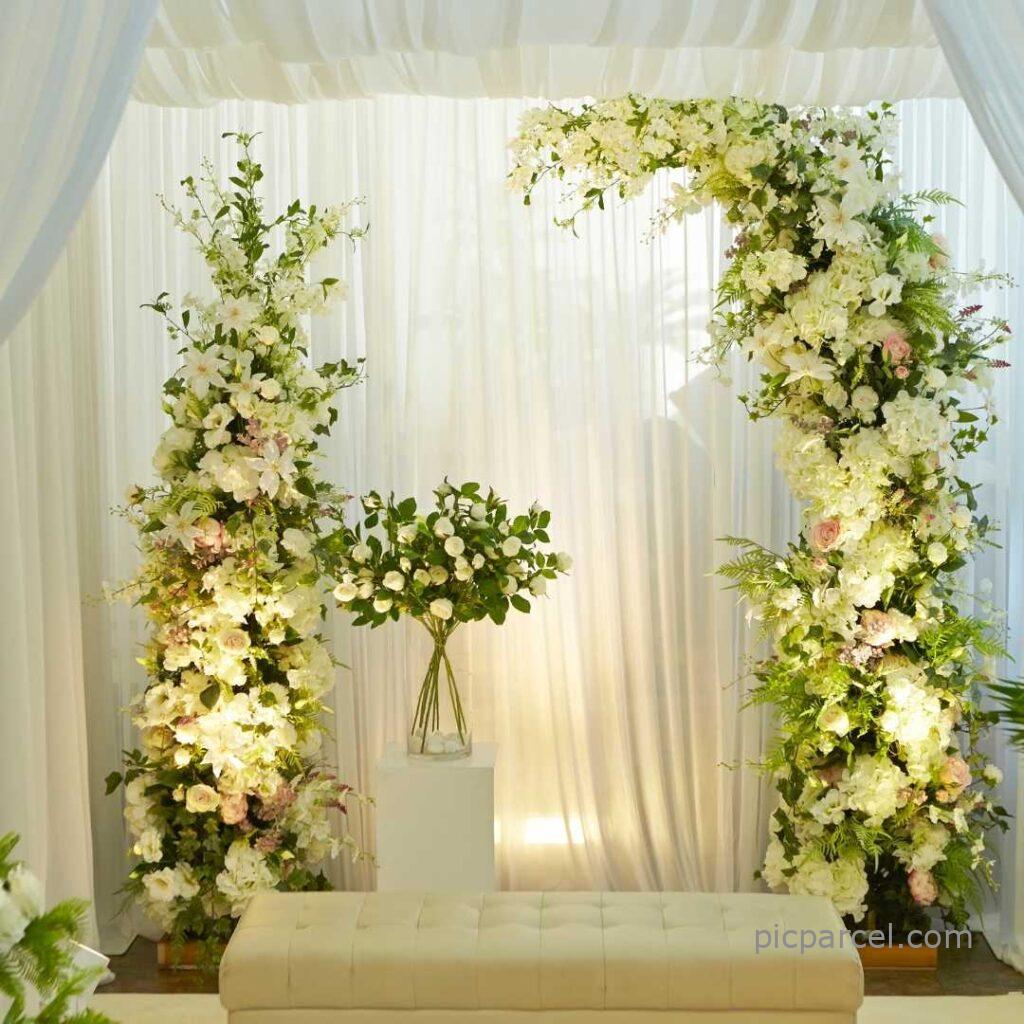 flower decoration images-wedding stage view flower decoration images-flower images